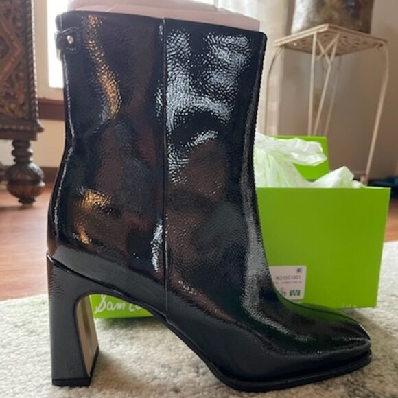 Sam Edelman Shoes - Sam Edelman Irie 2 Black Patent Boot 6.5